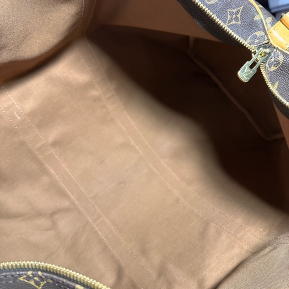 Louis Vuitton Keepall bandolier 50 2ways with strap Carryall Carryon w/ cert - Picture 10 of 16